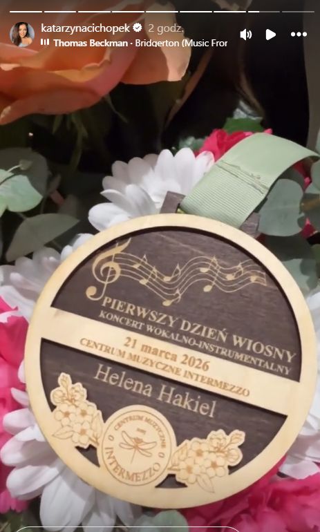 Kwiaty córki Katarzyny Cichopek