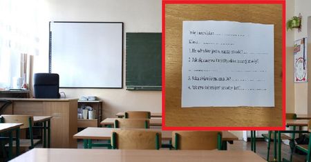 Niezapowiedziana kartkówka w prima aprilis. Nauczyciel naprawdę o to zapytał