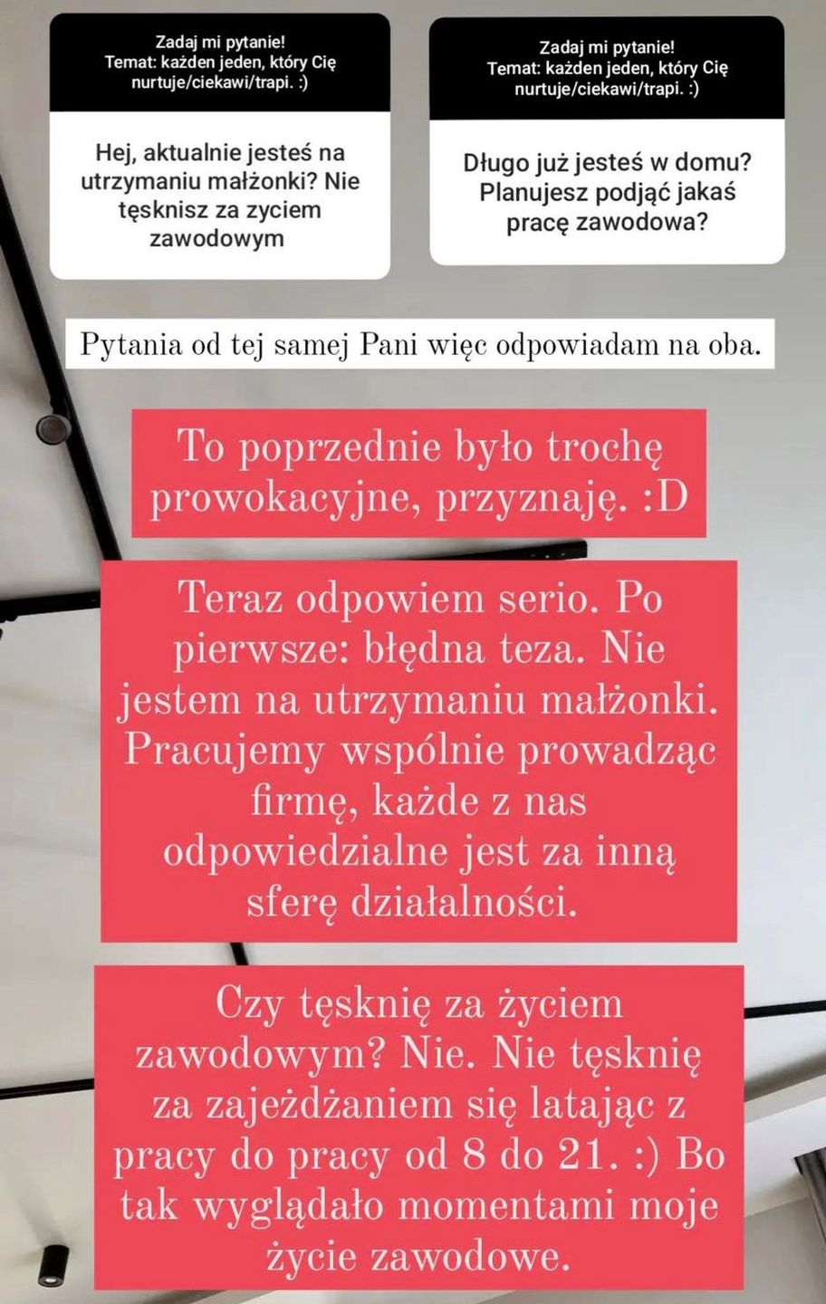 Mąż Agnieszki Kaczorowskiej zdradza, czy jest na jej utrzymaniu