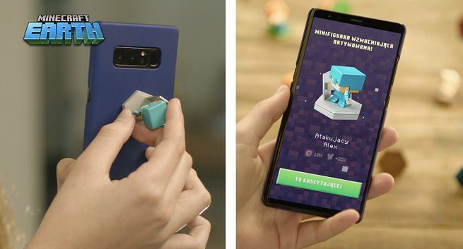 Mattel promuje w social mediach figurki Minecraft Earth