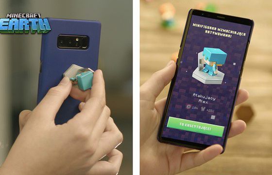 Mattel promuje w social mediach figurki Minecraft Earth
