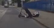 Sceny w Szczecinie. Nastolatkowie na hulajnodze. Fatalny finał