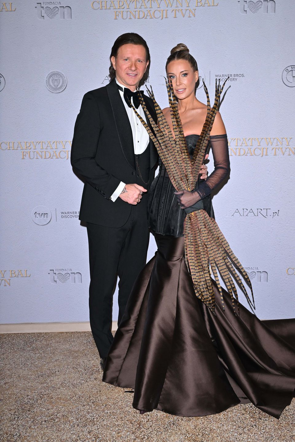 Radosław Majdan i Małgorzata Rozenek-Majdan na Balu TVN