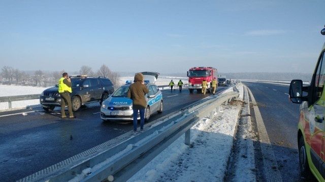 Wypadek na obwodnicy Niemodlina