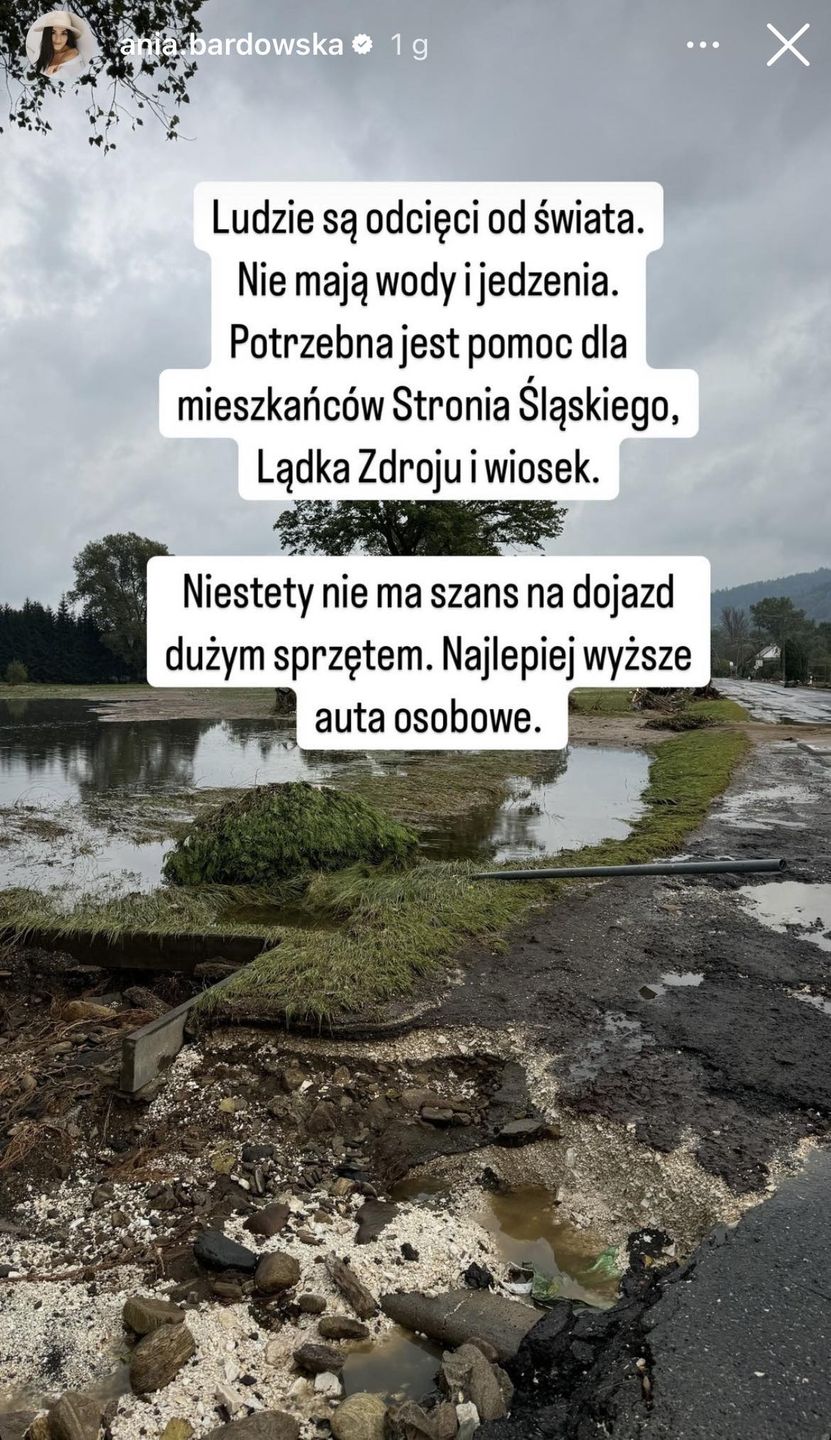 Bardowscy pokazali skutki powodzi na południu Polski