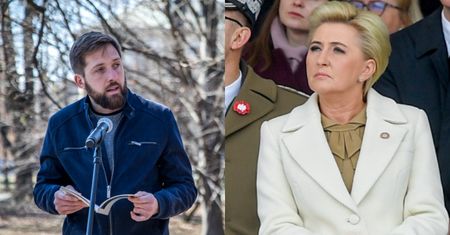Agata Duda z młodszym o 12 lat bratem ma CHŁODNE relacje. Tak Jakub Kornhauser mówił o poglądach pierwszej damy i Andrzeju...