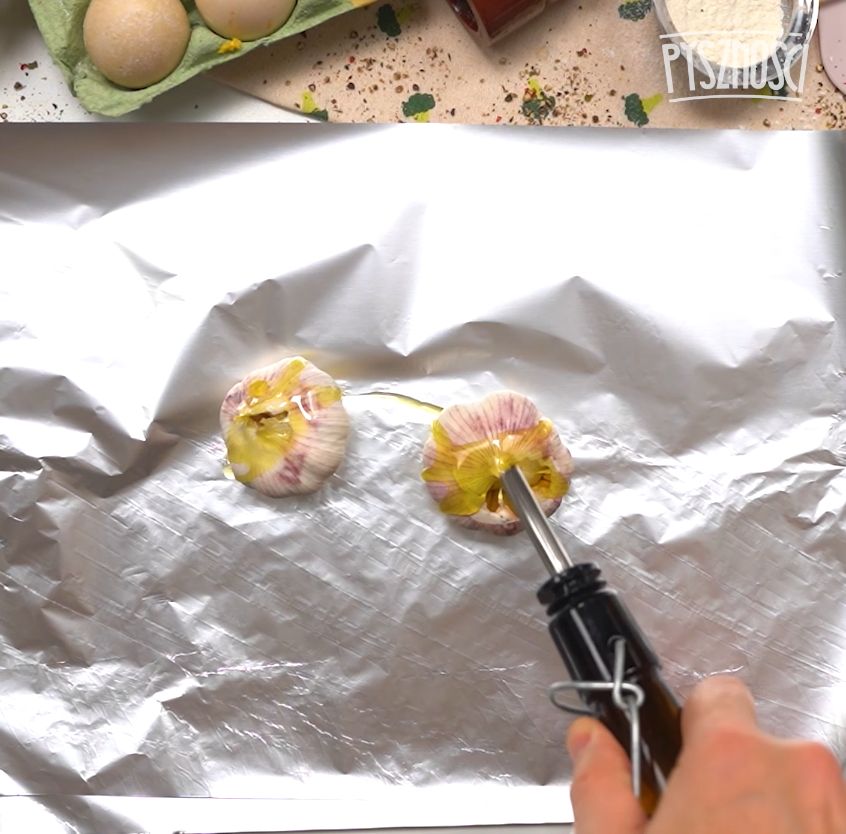 Roasting garlic