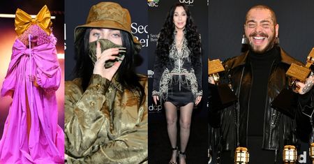 Plejada gwiazd na gali Billboard Music Awards: Billie Eilish w maseczce, zgrabne nogi 74-letniej Cher i zakamuflowana Sia (ZDJĘCIA)