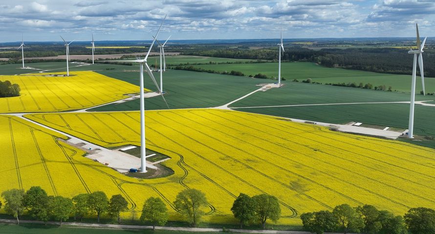 Cyfrowy Polsat zbudował swoją rekordową farmę wiatrową. Prąd dla 180 tys. domów