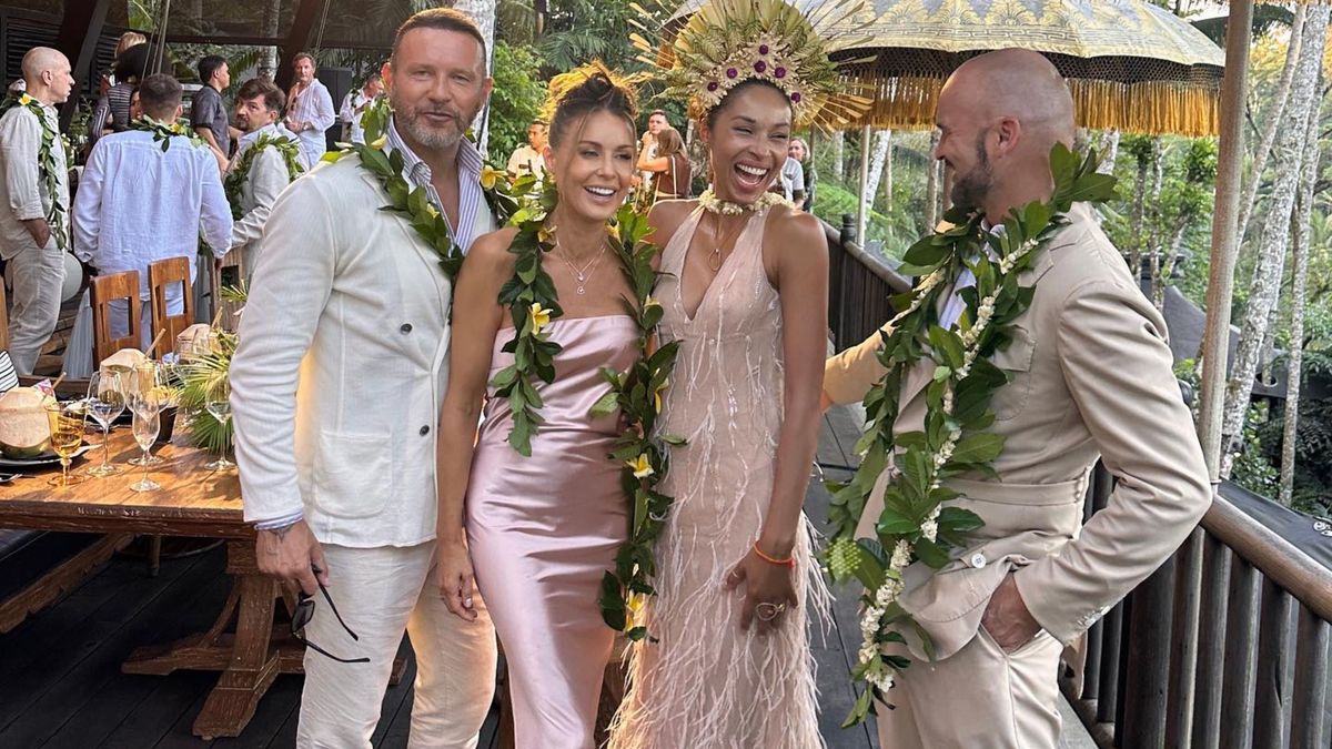 Omenaa Mensah odnowiła przysięgę małżeńską