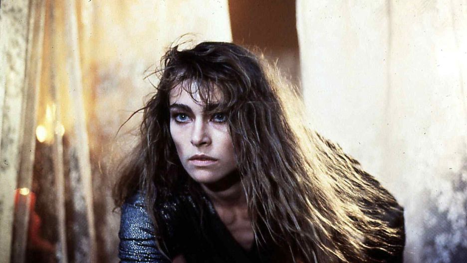 Joanna Pacuła jako Felize w "Pocałunku" Pena Denshama w 1988 r.
