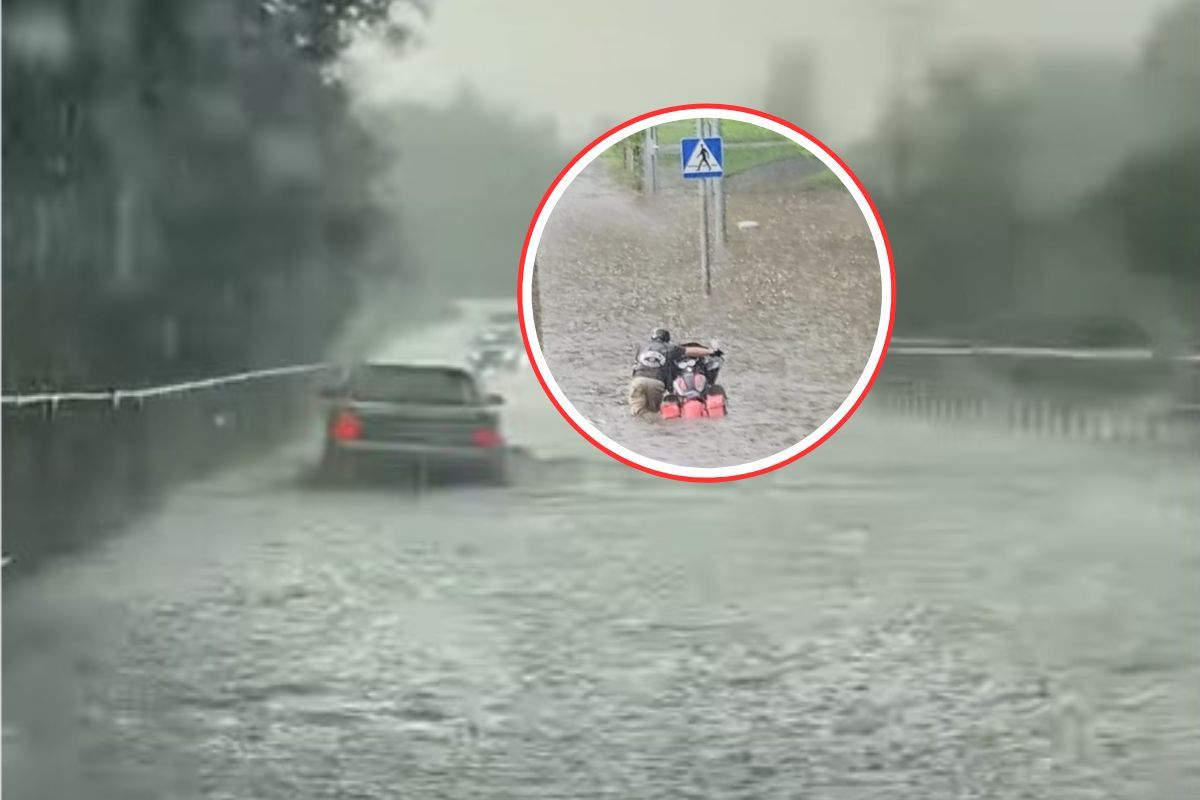 Gwałtowna burza. Jeziora na ulicach. "Auta toną"