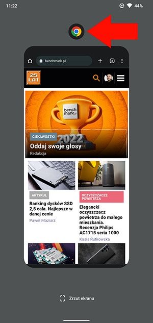 przypinanie aplikacji Android