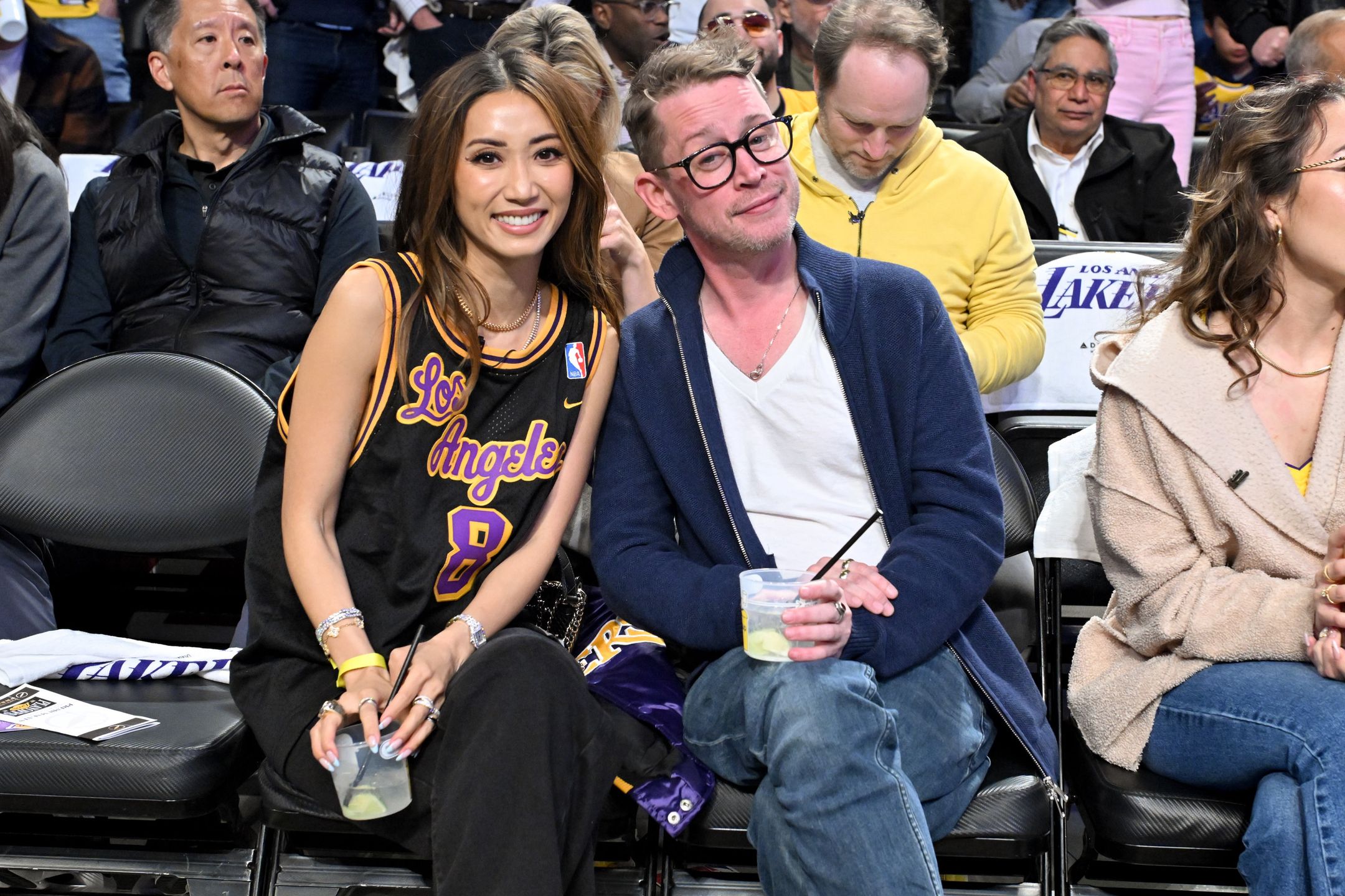 Macaulay Culkin i Brenda Song, 2025 r.