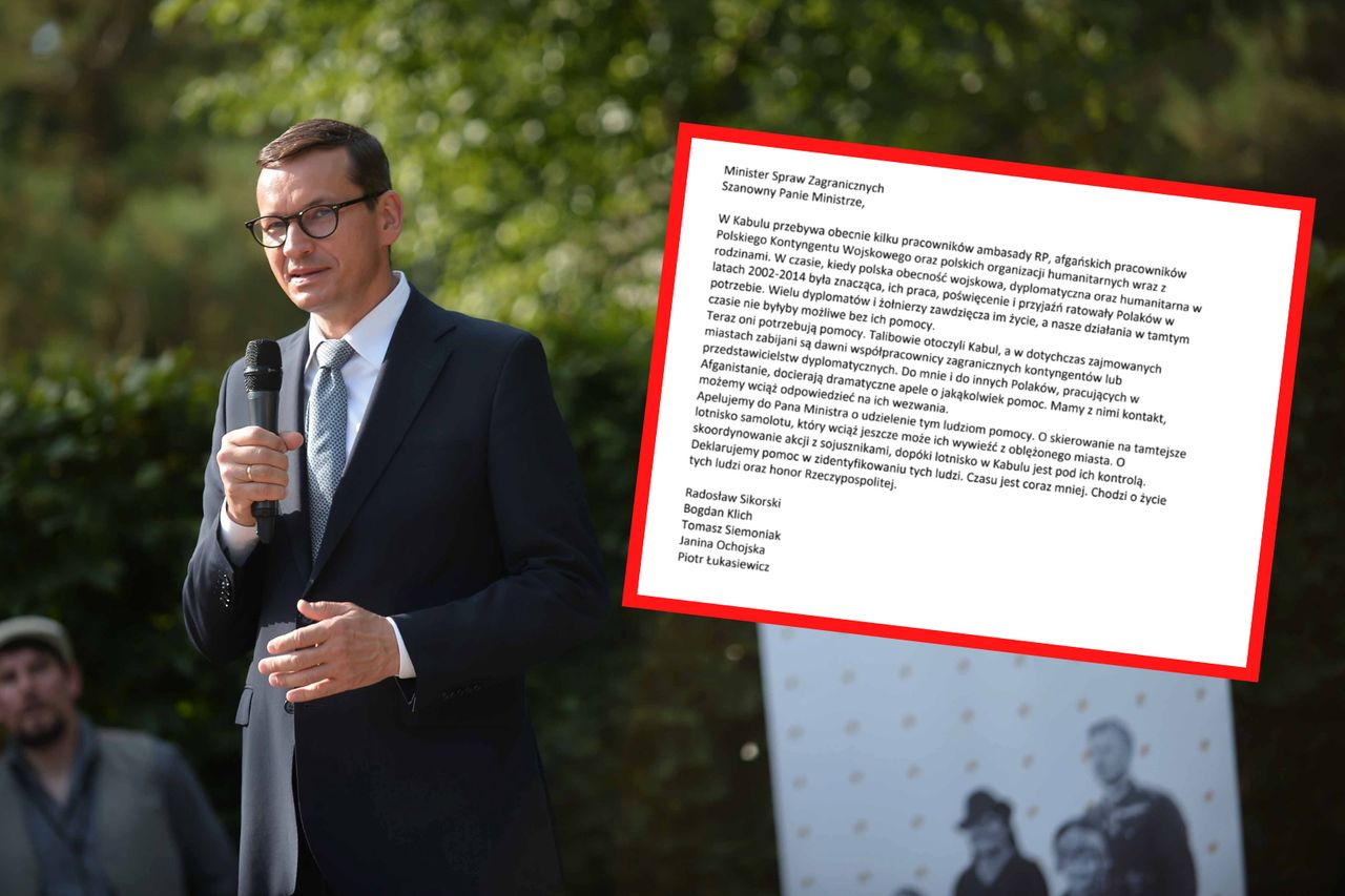 Afganistan. Premier Morawiecki: Podjąłem decyzję o wystawieniu wiz humanitarnych