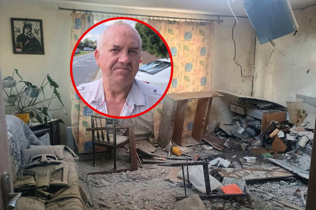 Właściciel zniszczonego domu w Wyrykach-Woli rozprawia się z teoriami spiskowymi