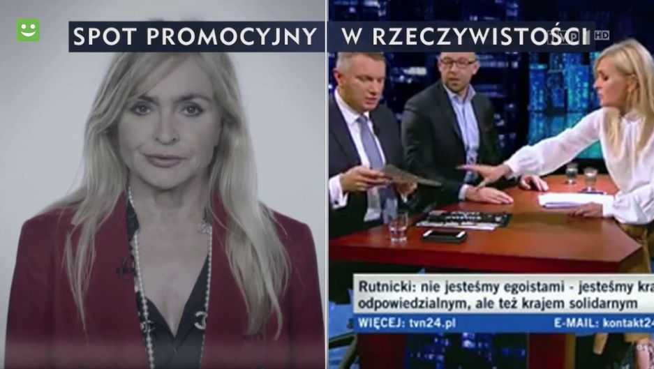 Monika Olejnik była jedna z antybohaterek wtorkowego materiału "Wiadomości"