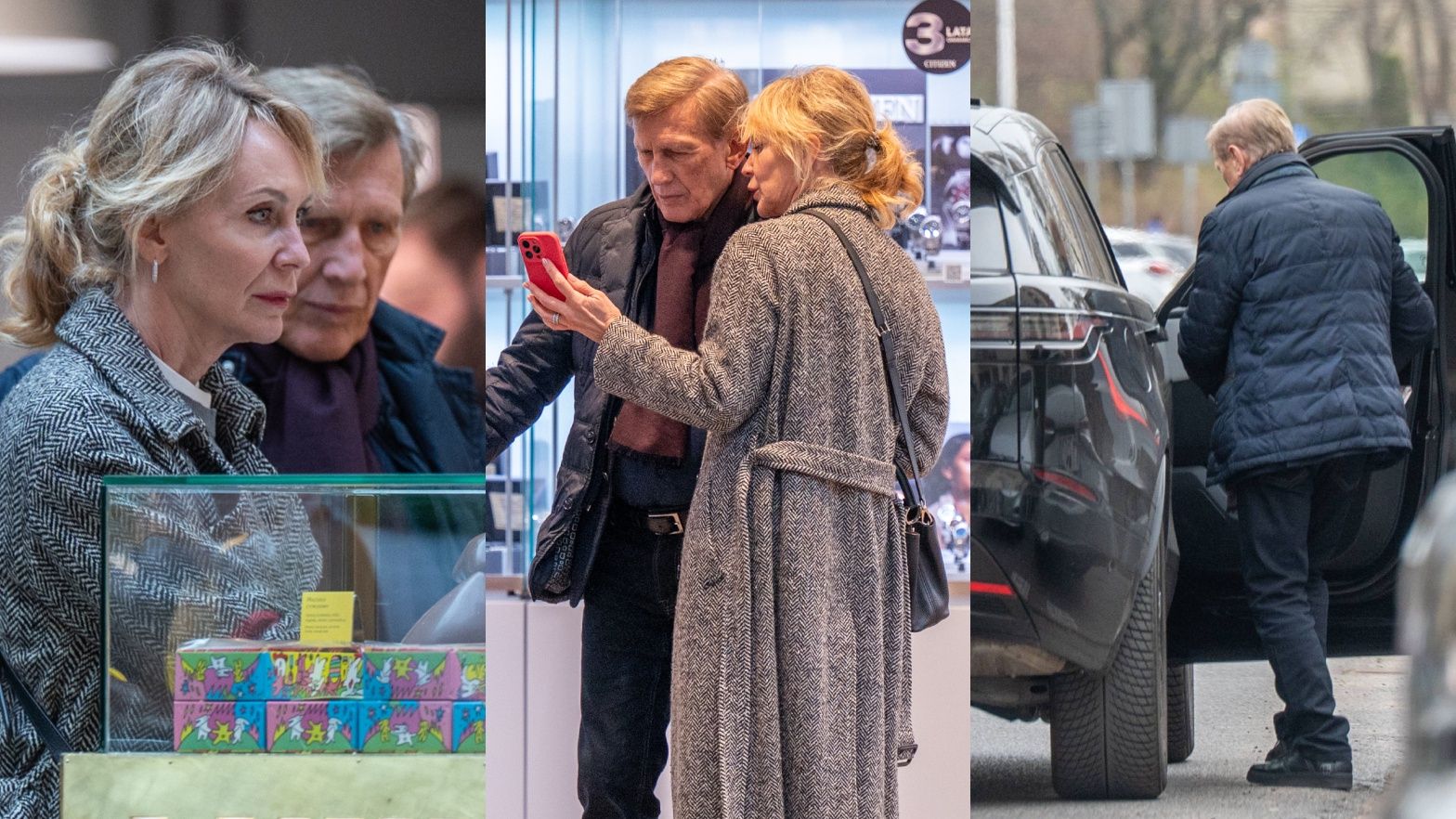 Beata Ścibakówna i Jan Englert wybrali się na wspólne zakupy