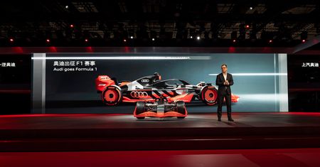 Audi z imponującą wystawą w Szanghaju. W centrum bolid F1