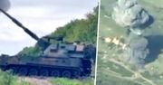 Potężna siła polskiego Kraba. Rosyjski 2S4 Tulipan zrównany z ziemią