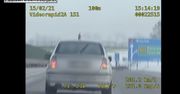 Bolesławiec. Pościg za kierowcą BMW, który pędził 200 km/h. Poszkodowany policjant