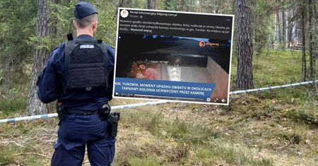 Obiekt spadł na Lubelszczyznę. Pojawiło się nagranie