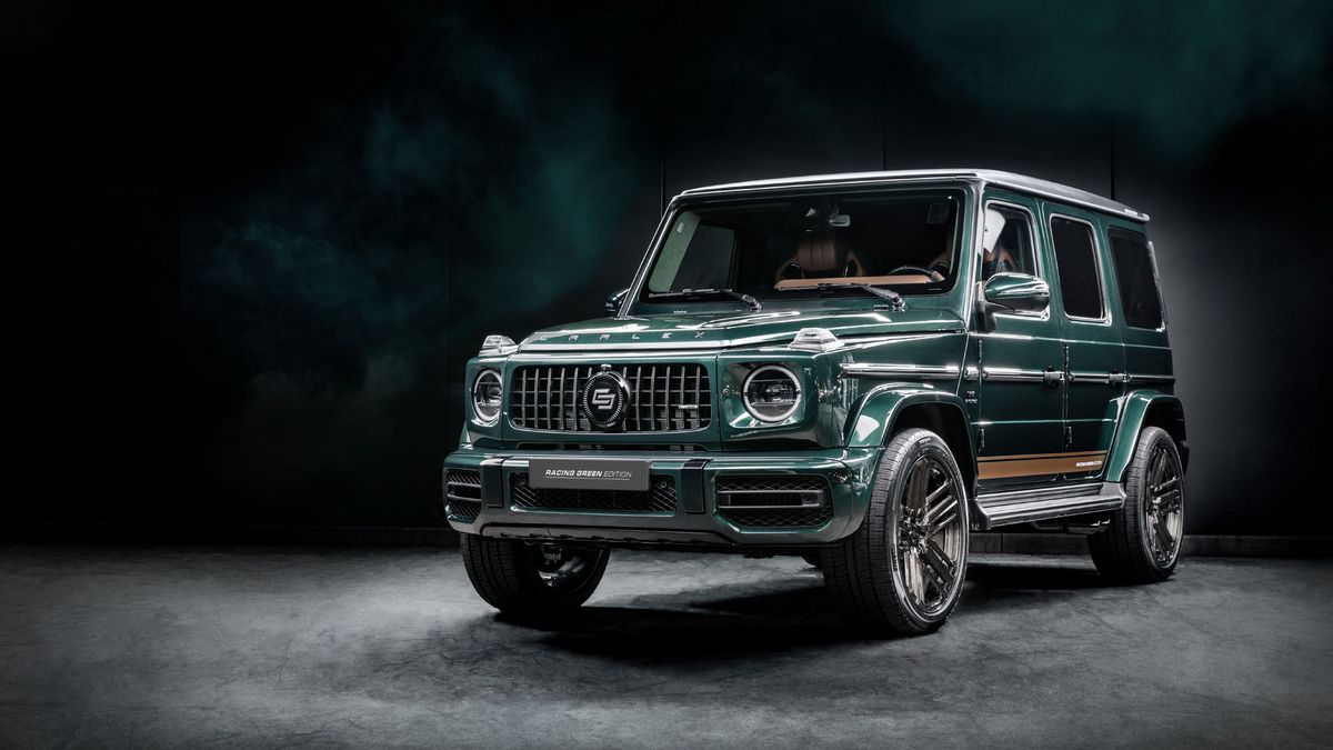 Wyścigowa zieleń pasuje do potężnego nadwozia gelendy.