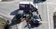 Mazowieckie: Wypadek na skrzyżowaniu. Uszkodzone trzy pojazdy