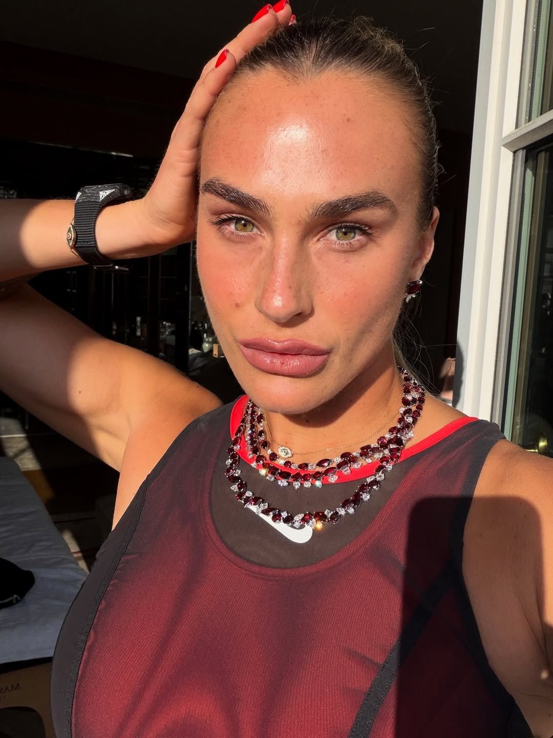 Aryna Sabalenka prezentuje luksusową biżuterię