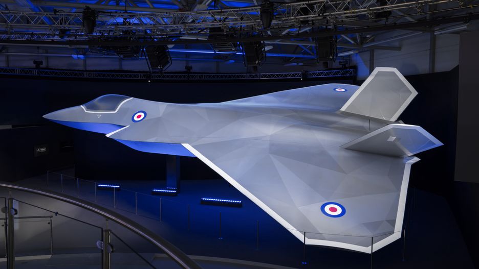 Model koncepcyjny samolotu bojowego nowej generacji, który powstaje w ramach Global Combat Air Program