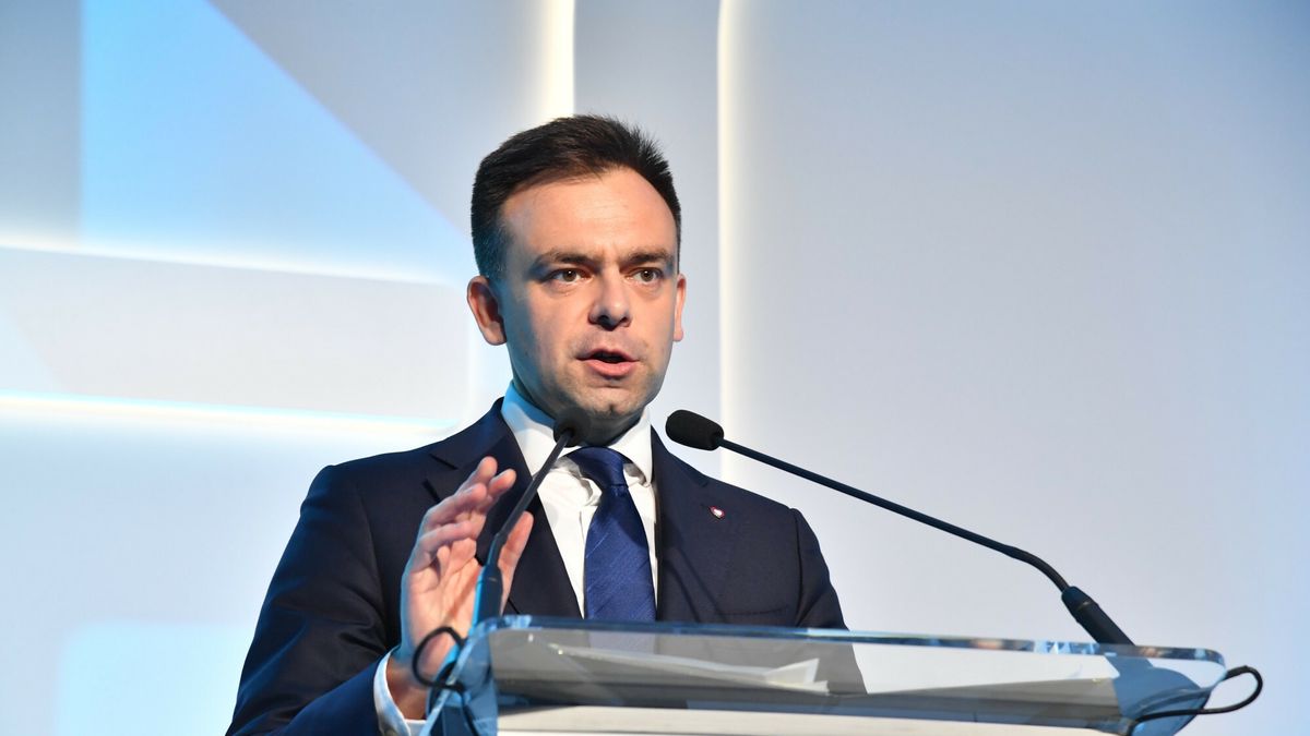 Minister finansów Andrzej Domański