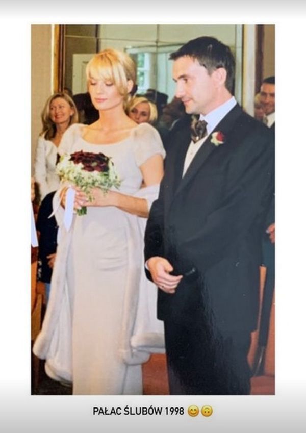 Aneta Kręglicka w dniu swojego ślubu