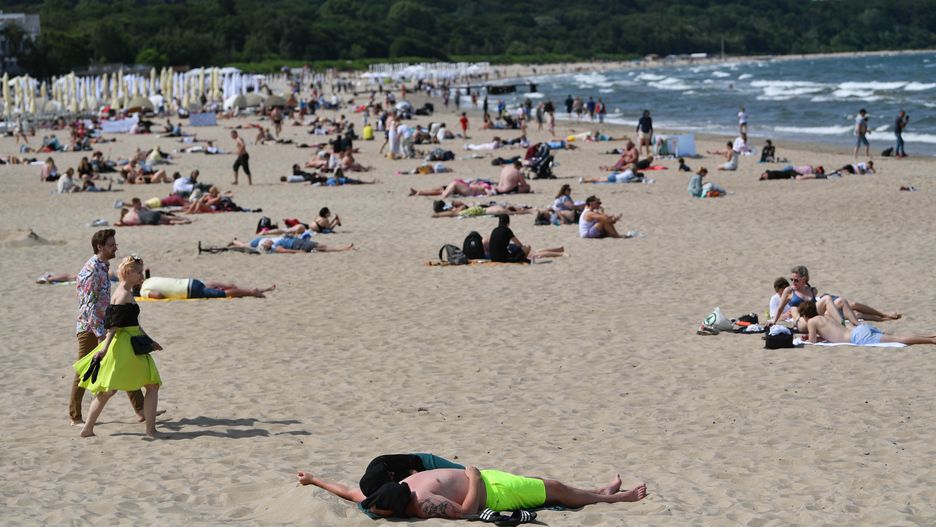Plaża w Sopocie