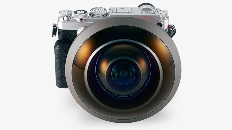 250-stopniowy obiektyw do systemu Mikro Cztery Trzecie widzi do tyłu! 1