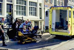 Atak nożownika w Amsterdamie. Są ranni