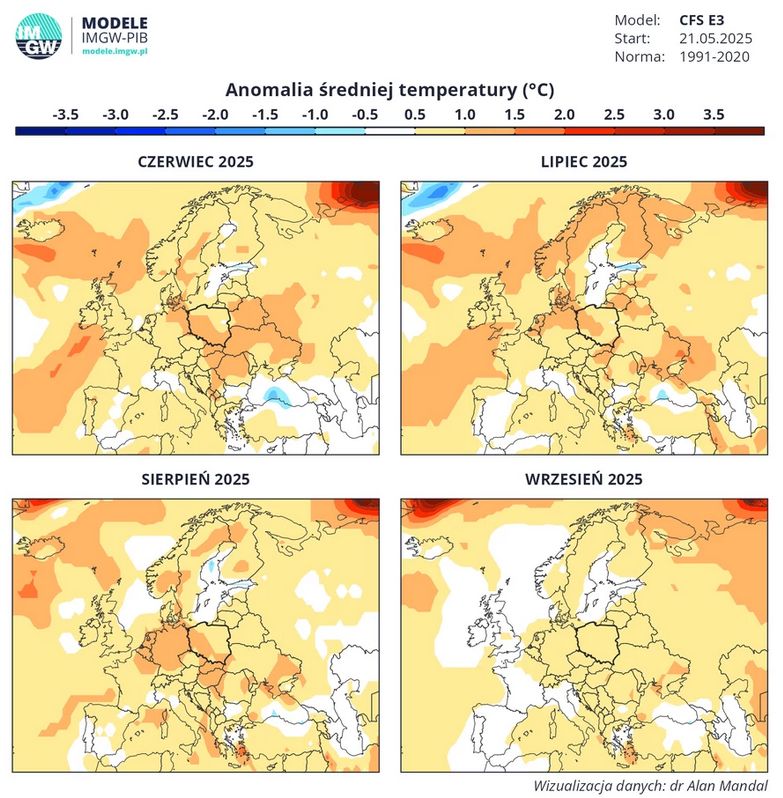 Prognoza anomalii pogodowych