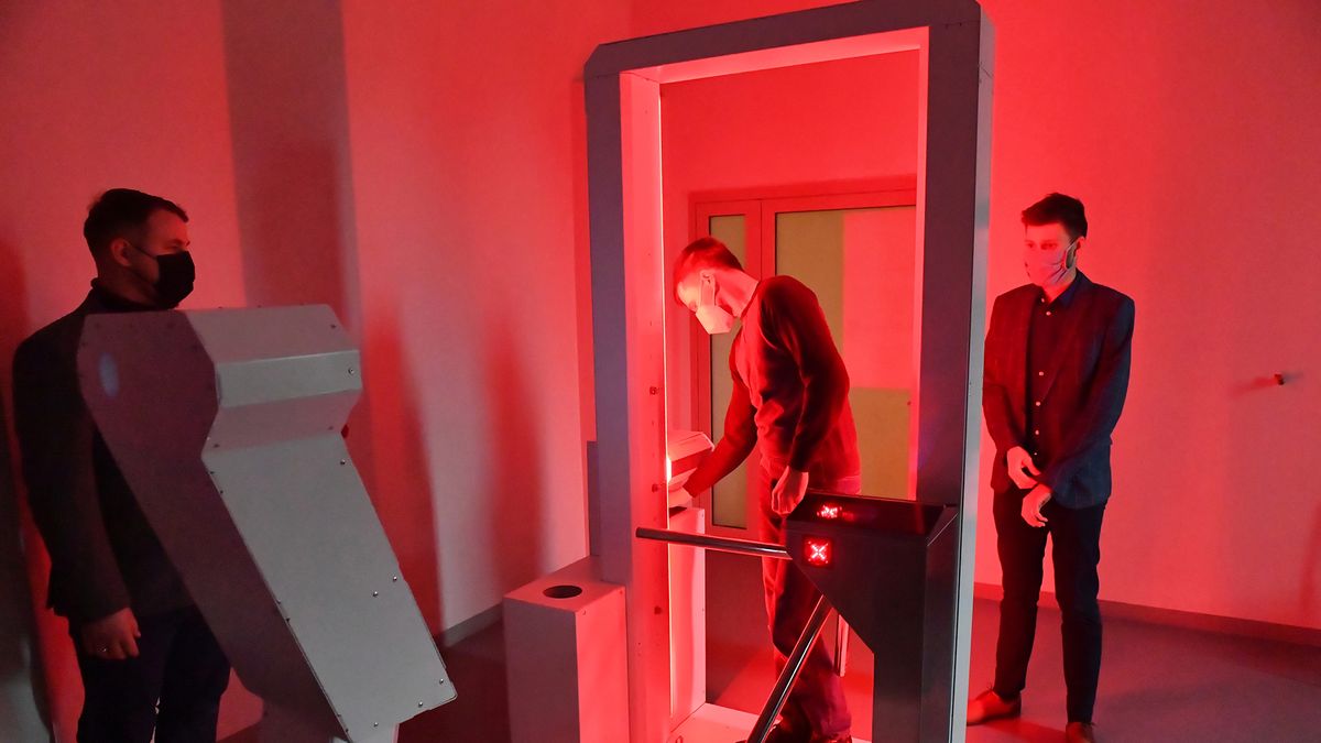 Zdjęcie dnia. W Szczecinie powstała śluza, która ma chronić przed koronawirusem 1