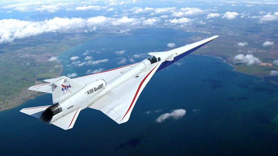 NASA tworzy X-59 - superszybki samolot przyszłości