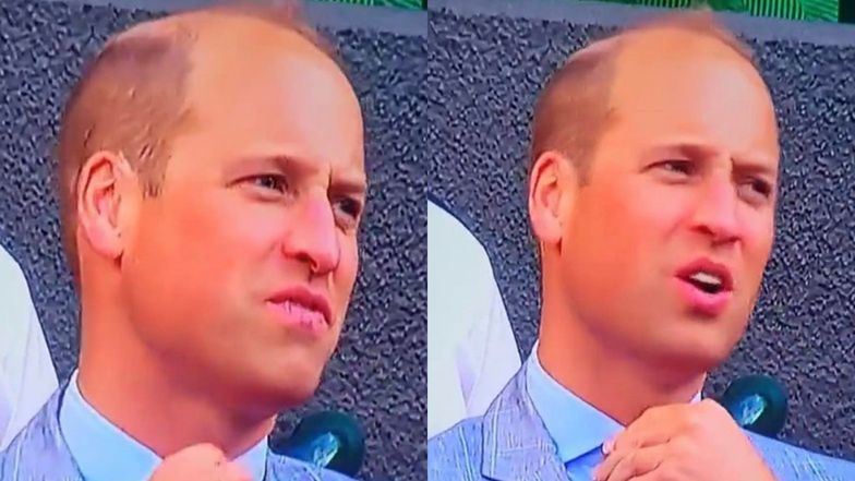 Książę William przeklina podczas meczu na Wimbledonie 
