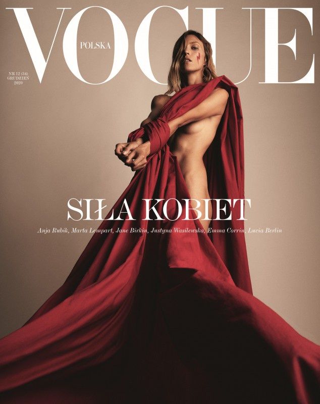 Okładka "Vogue'a" z Anją Rubik