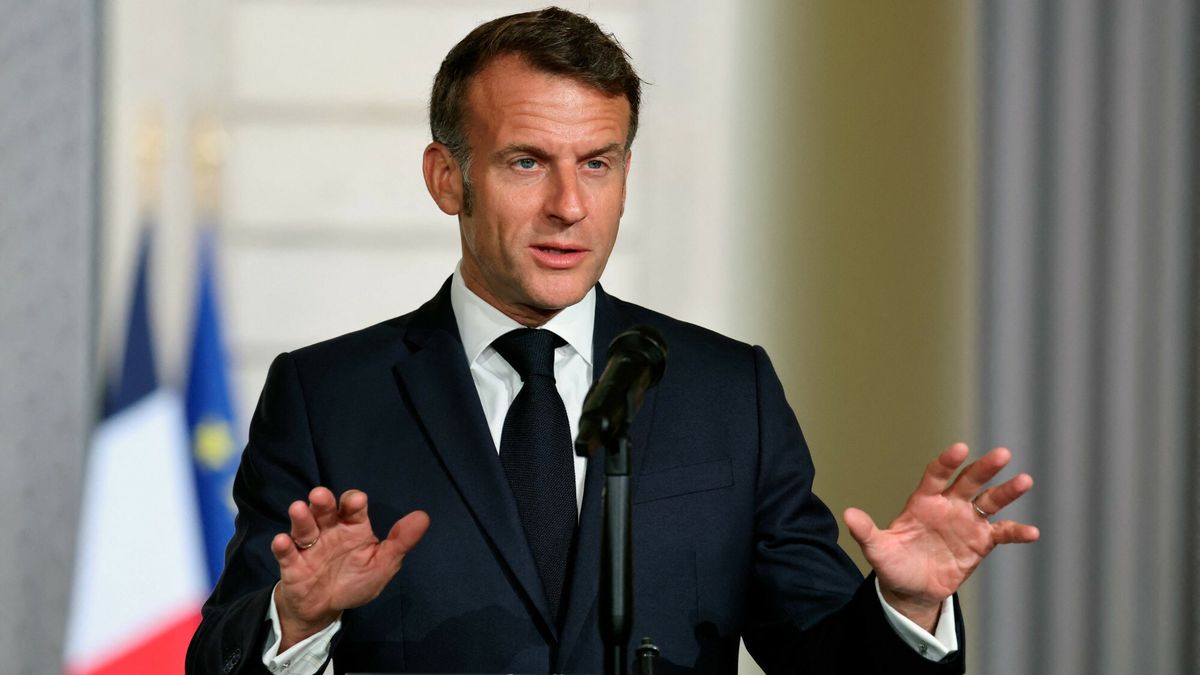 Prezydent Francji Emmanuel Macron