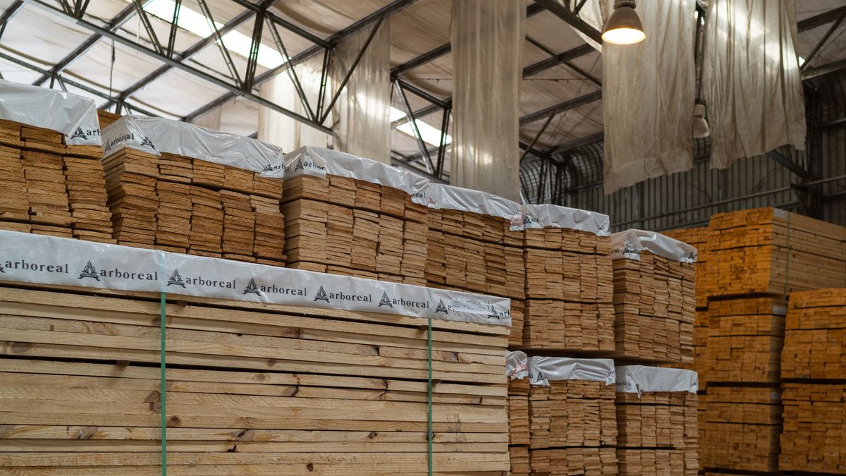 Lumber at the Arboreal sawmill in Tacuarembo, Uruguay, on Thursday, Oct. 28, 2021. Trafigura co-founder Mark Crandall is betting on a Uruguayan lumber mill that he says can be part of the fight against climate change. Photographer: Ana Ferreira/Bloomberg via Getty Images
