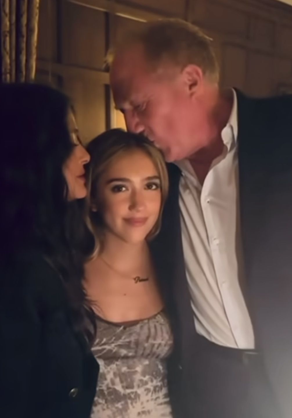 Salma Hayek z mężem i córką w 2025 roku