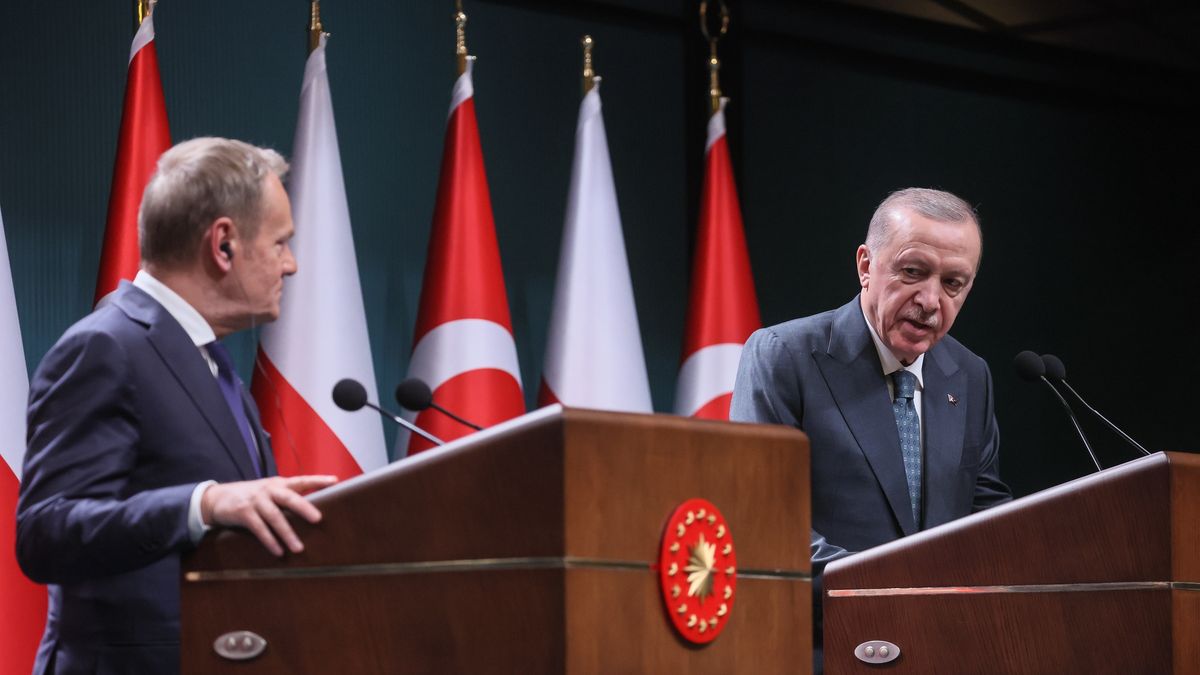 Donald Tusk, Recep Tayyip Erdogan
