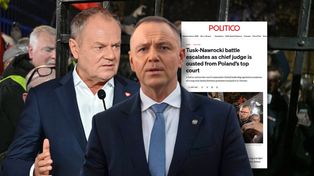 Politico wskazuje głównych aktorów konfliktu. "Bitwa Tusk-Nawrocki"