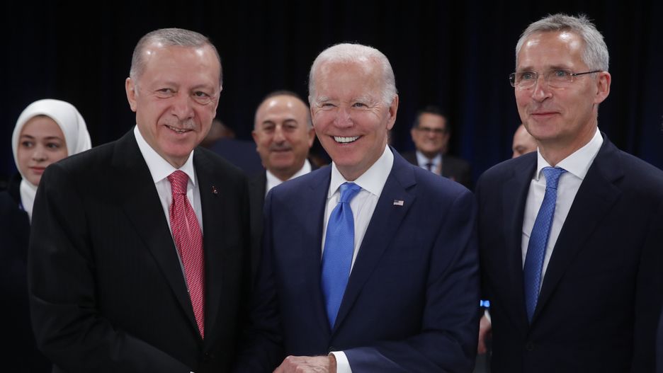 Prezydent USA Joe Biden i prezydent Turcji Recep Tayyip Erdogan
