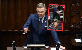 Człowiek Nawrockiego uderza w Tuska. Pokazał, co uchwyciły kamery