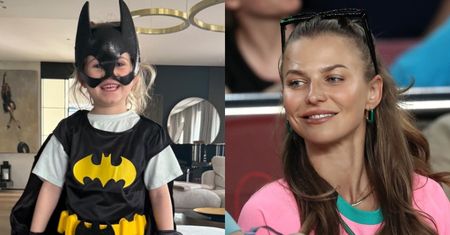 Anna Lewandowska pokazała strój Laury do samolotu. Przebrała się za... Batmana. Fajnie?