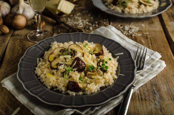 Ryż arborio nadaje się do przygotowania risotto.