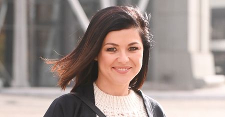 Katarzyna Cichopek w jesiennej stylizacji. Idealna na różne okazje
